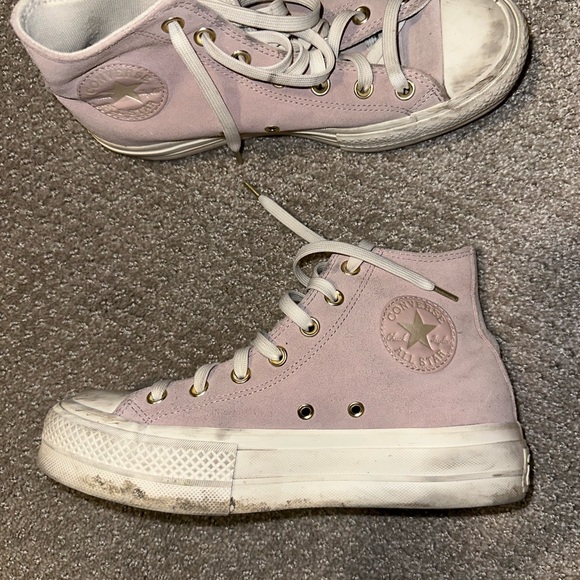 Pink Platform Converse Chuck Taylor - Picture 4 of 6